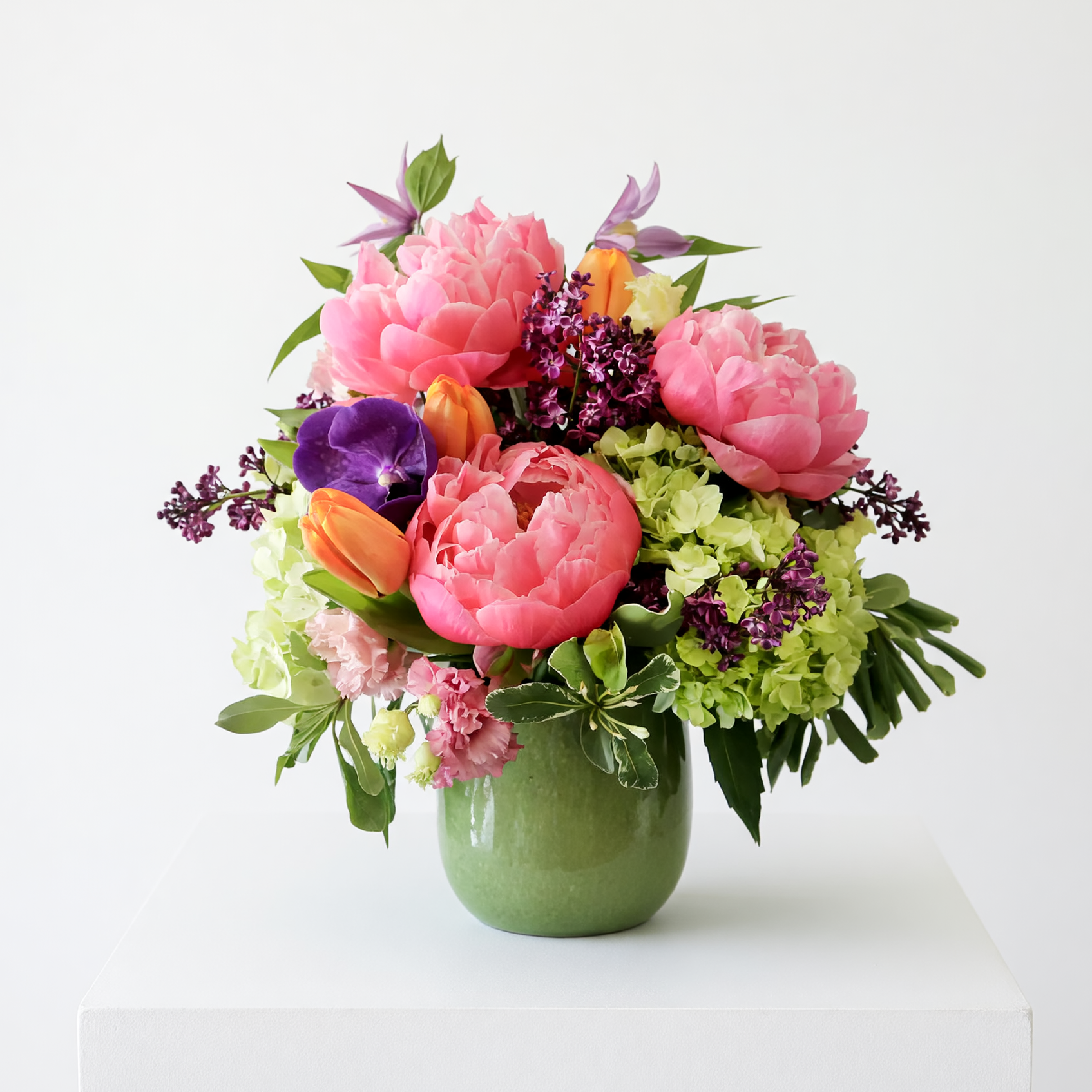 Blushing Peonies — Elegant Peony & Hydrangea Mix | Same-Day Delivery Santa Monica