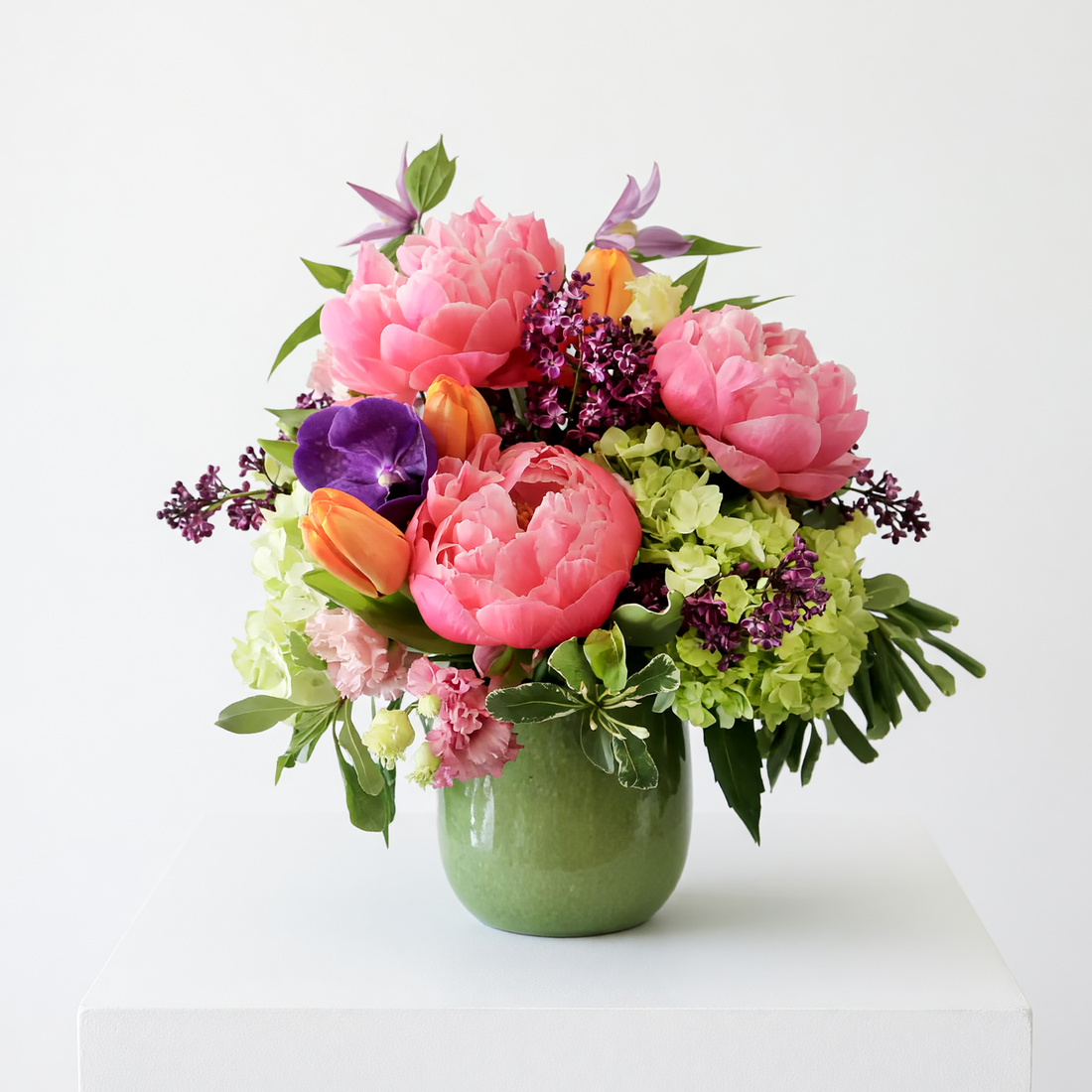 Blushing Peonies — Elegant Peony & Hydrangea Mix | Same-Day Delivery Santa Monica