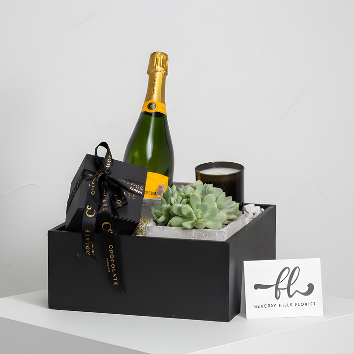 Celebratory Splendor- Rustic Elegance Gift Ensemble - Santa Monica Florist | Same Day Delivery