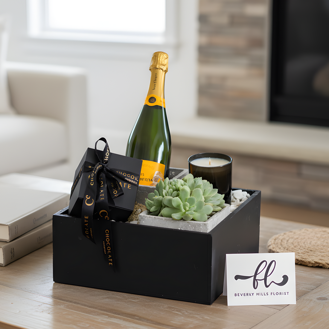 Celebratory Splendor- Rustic Elegance Gift Ensemble - Santa Monica Florist | Same Day Delivery