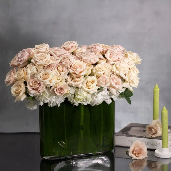 Blush Blossom Elegance - Santa Monica Florist