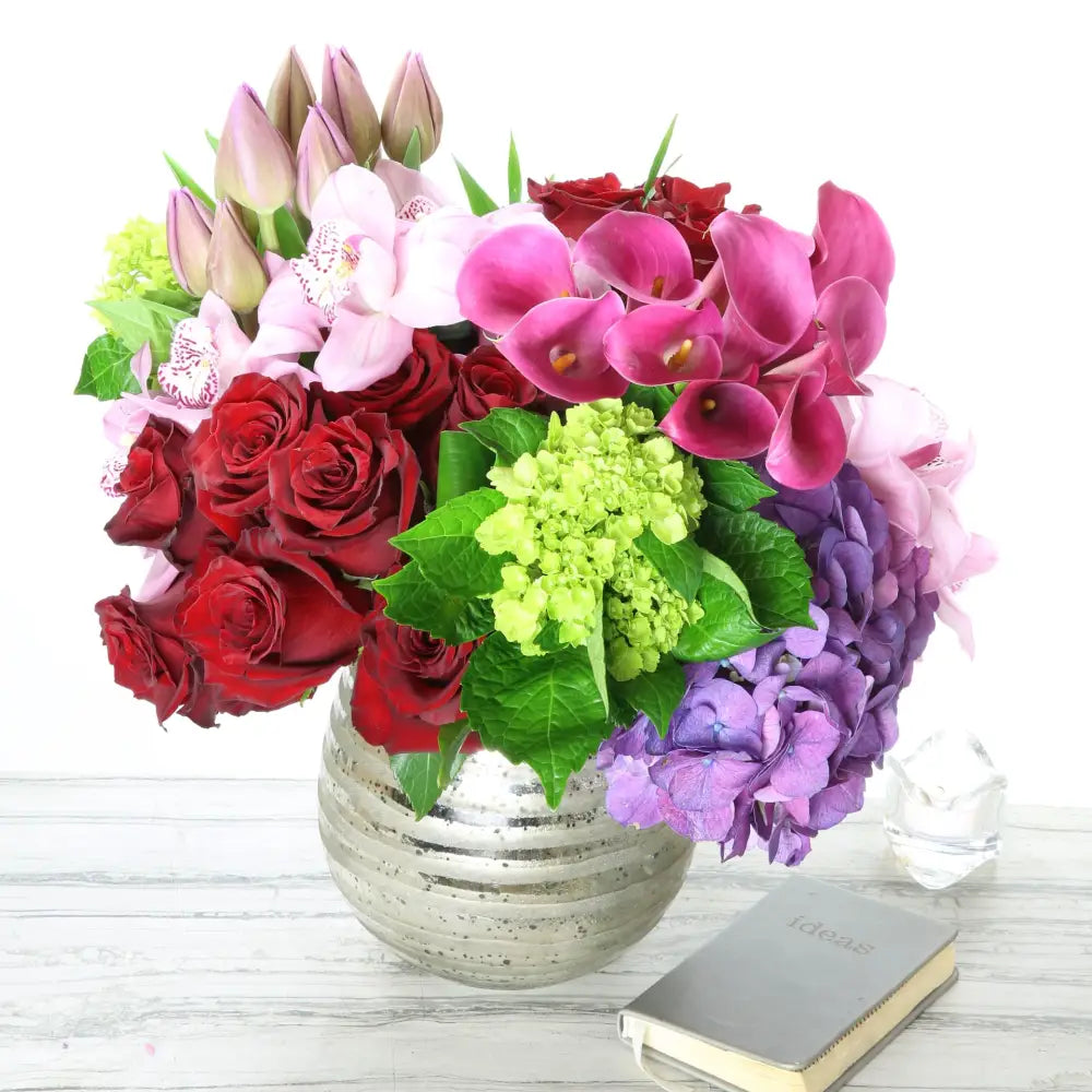 Calla Lilies and Tulips - LA Orchidia