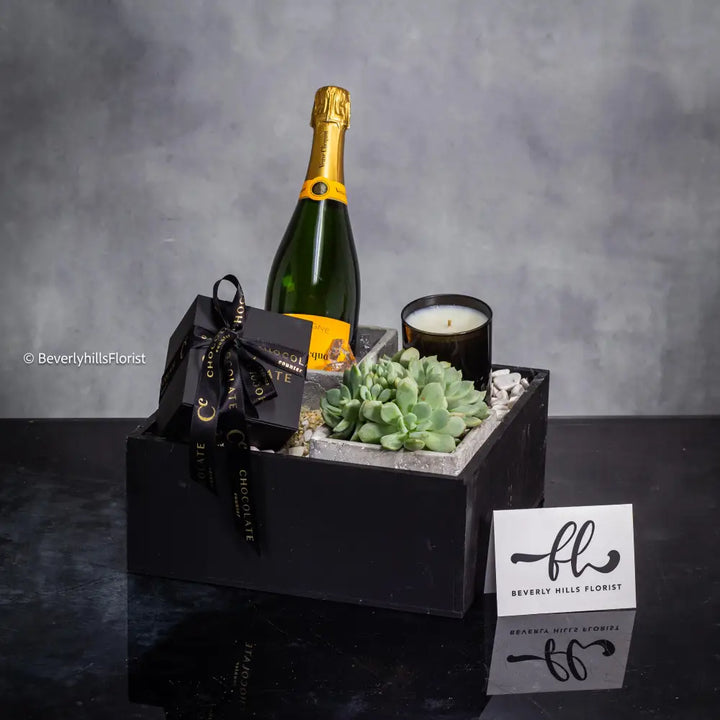 Celebratory Splendor- Rustic Elegance Gift Ensemble - Santa Monica Florist