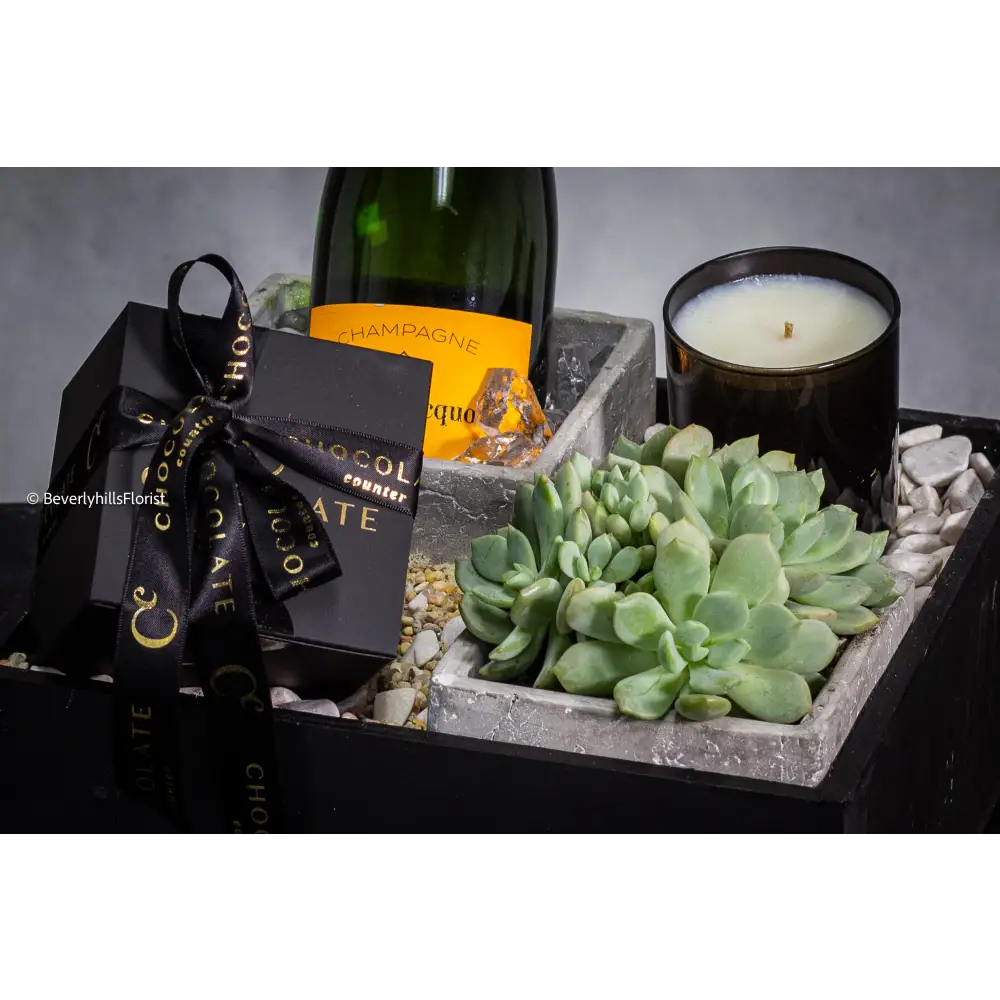 Celebratory Splendor- Rustic Elegance Gift Ensemble - Santa Monica Florist | Same Day Delivery