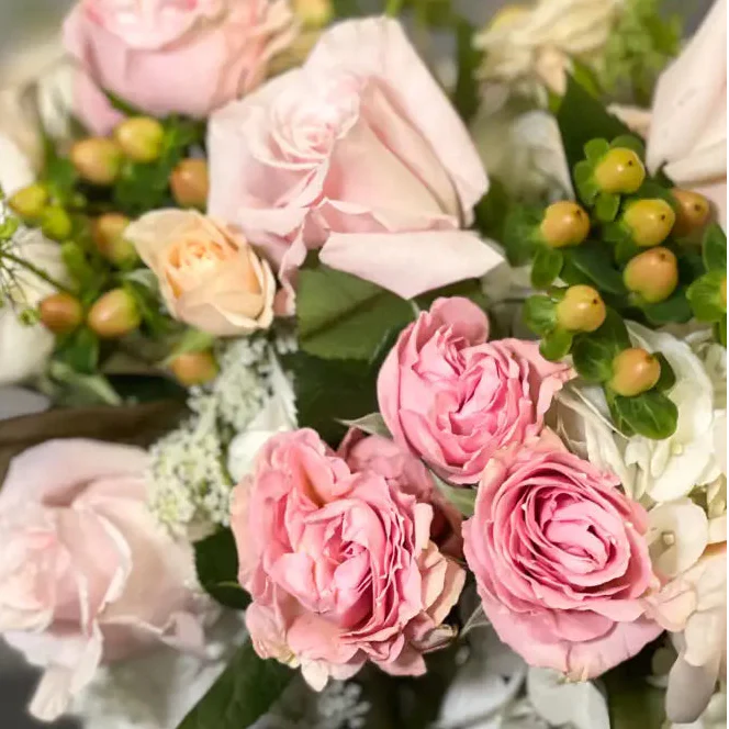 Designer's Choice Soft and Blush Roses, Same day delivery Los Angeles