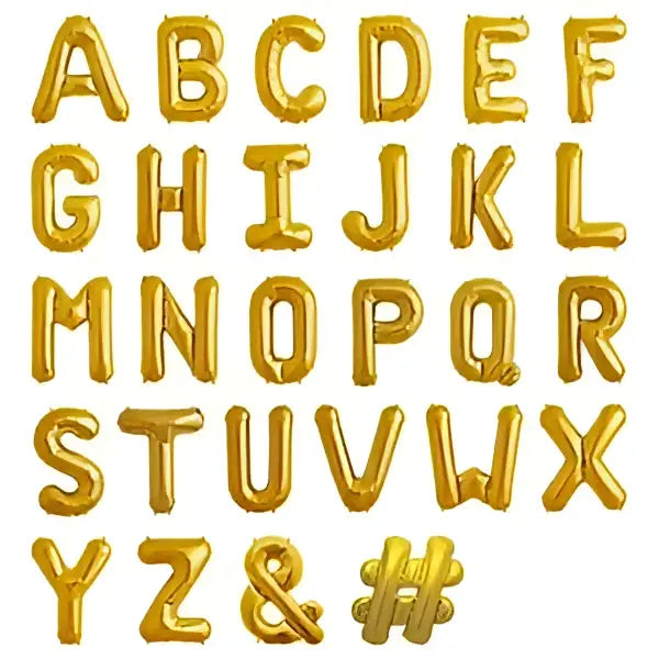 Letter Balloons - LA Orchidia