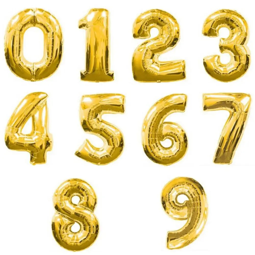 Number Balloons - LA Orchidia