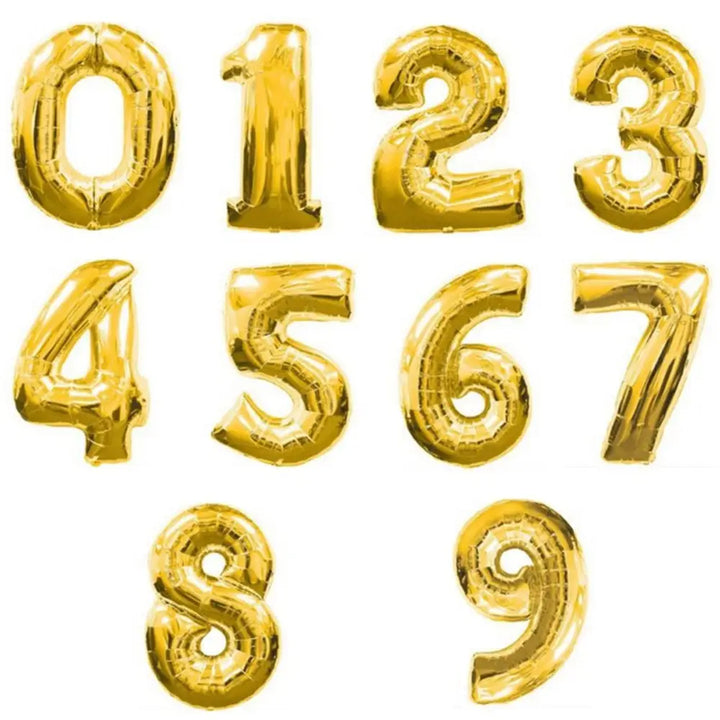 Number Balloons - LA Orchidia