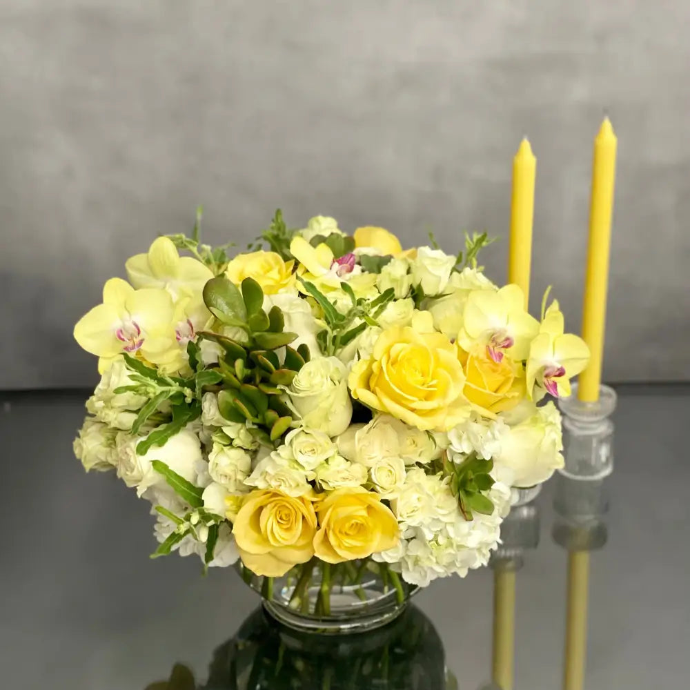 Serenade in yellow and white - LA Orchidia